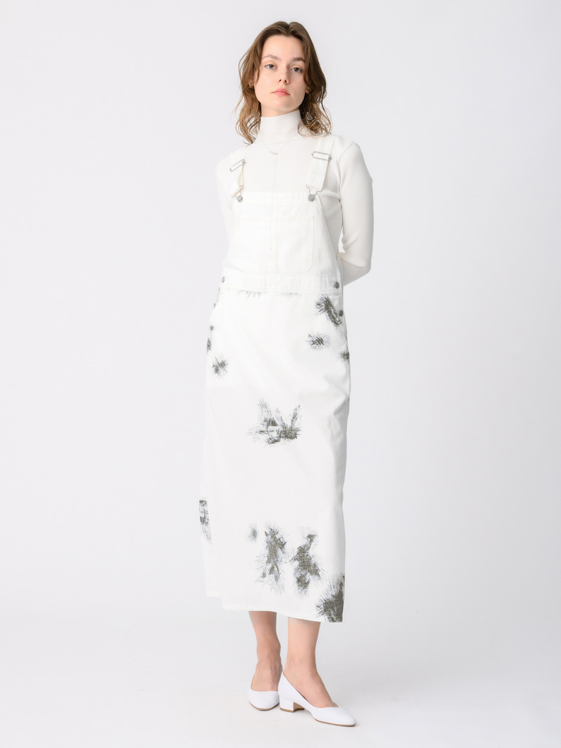 スノーカモ ジャンパースカート 詳細画像 white 2