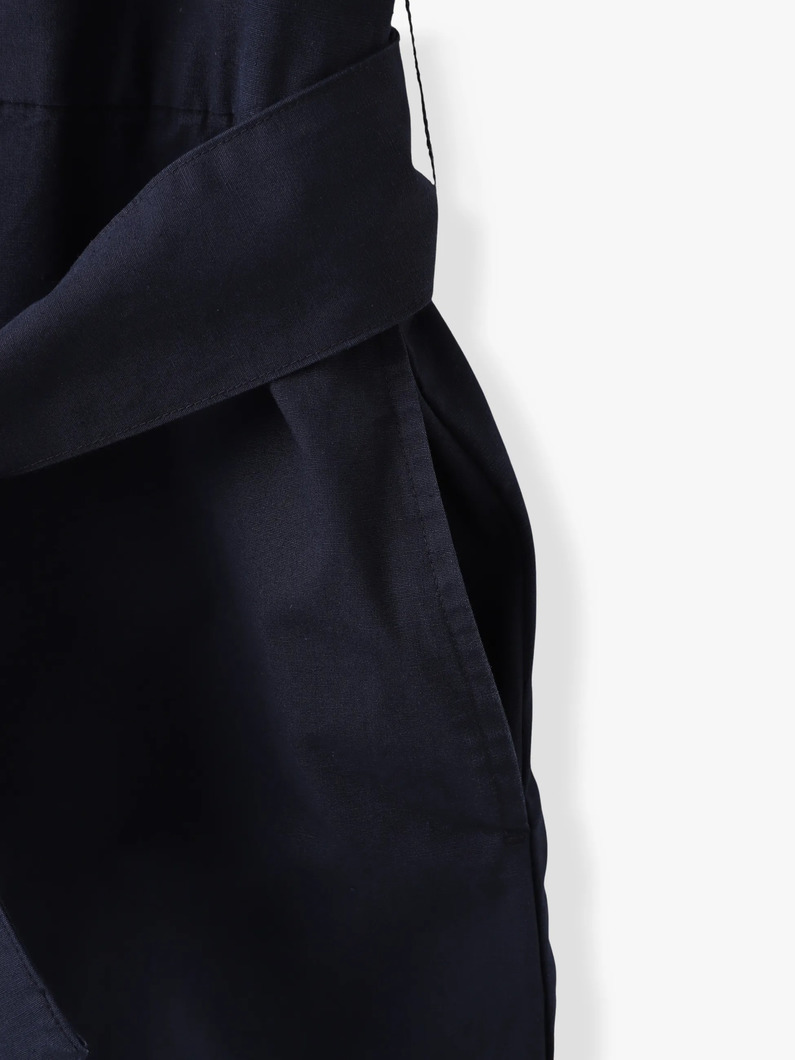 オーバーオール スカート（ネイビー/ベージュ） 詳細画像 navy 3