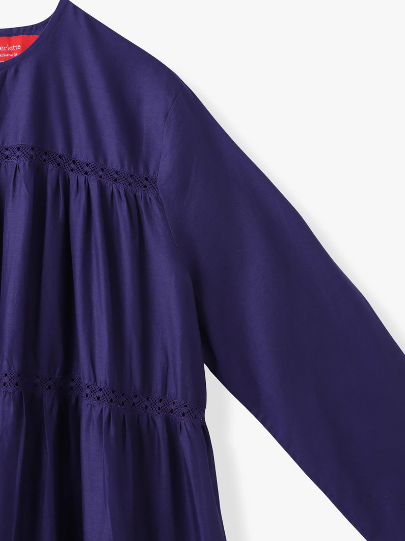 マイダ コットンローン ドレス（ネイビー） 詳細画像 navy 2