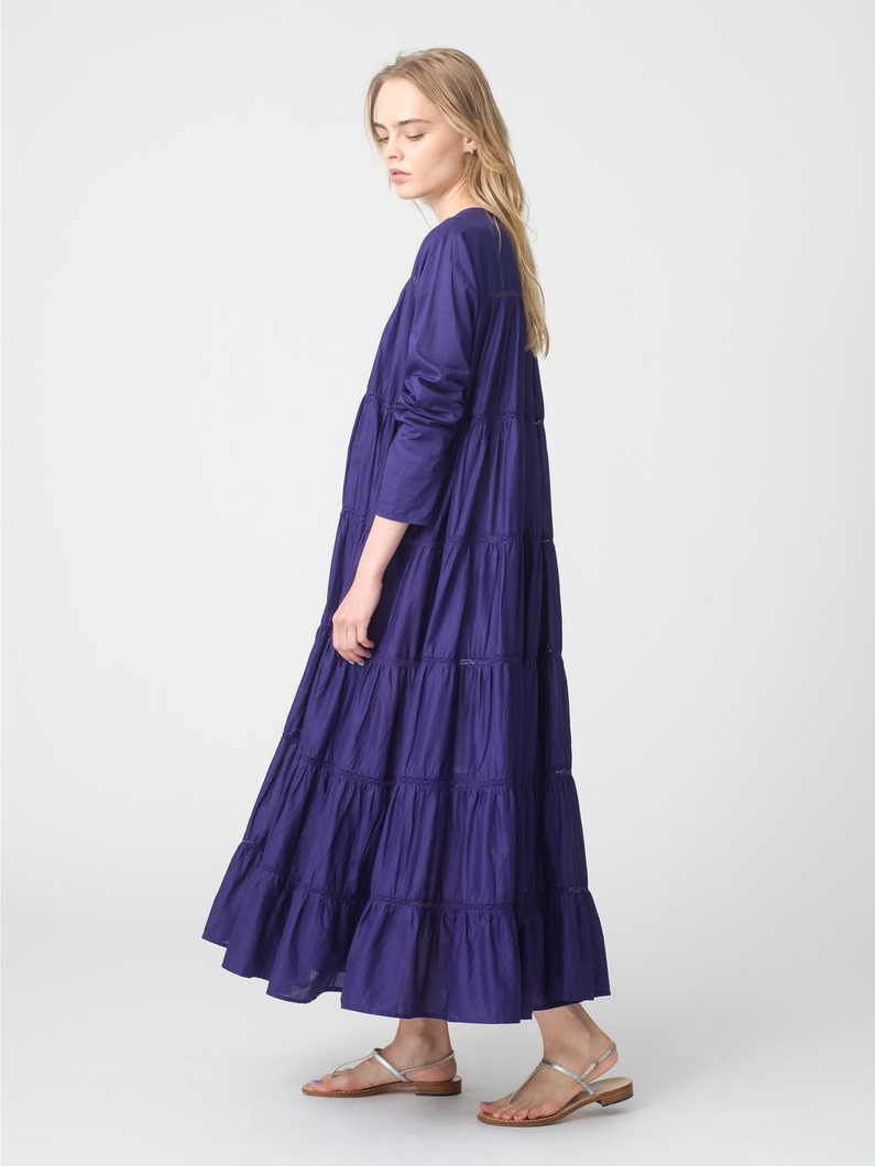 マイダ コットンローン ドレス（ネイビー） 詳細画像 navy 2