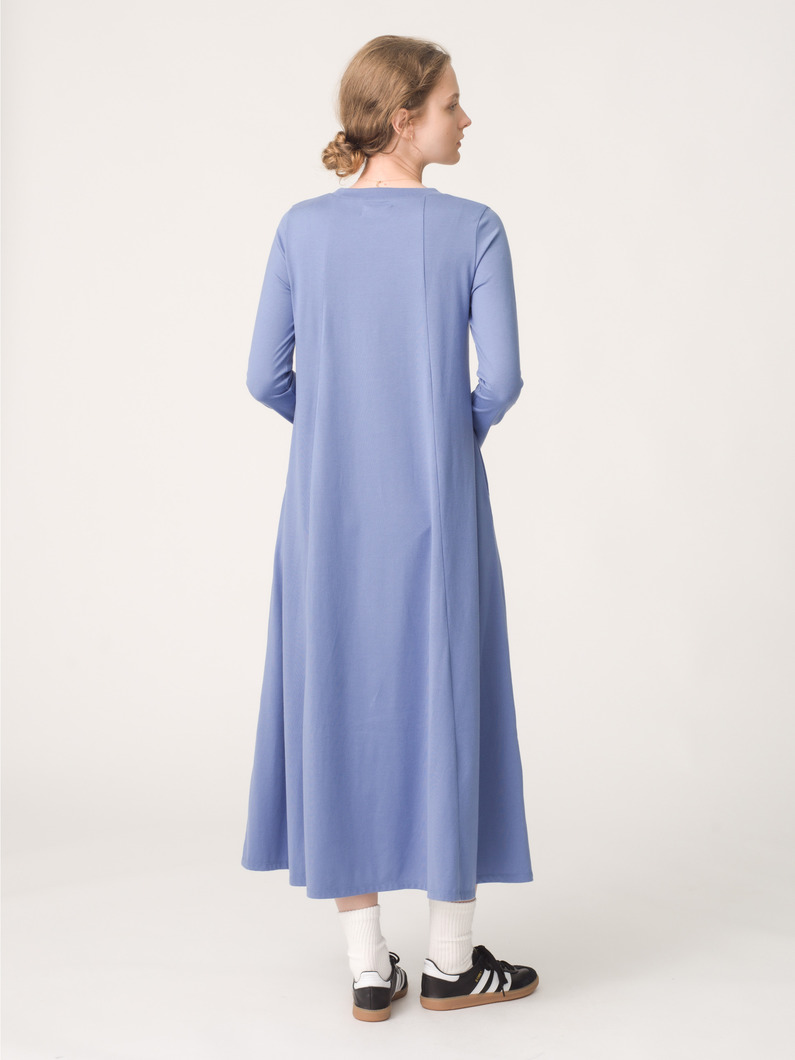 カット ドレス（ラベンダー/チャコールグレー）｜RHC(アールエイチシー