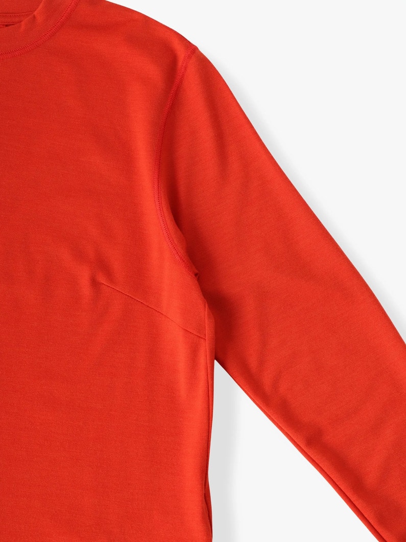 ウール フリル マキシドレス 詳細画像 red 2