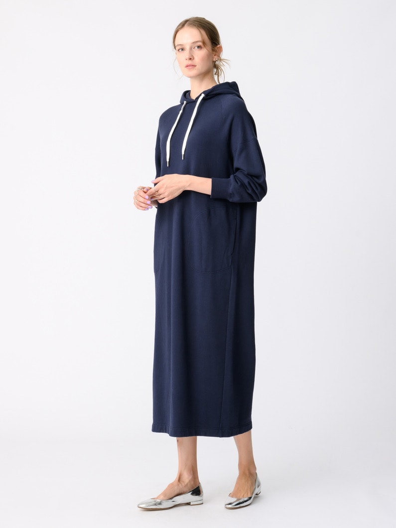 フーディー スウェット ドレス 詳細画像 navy 1