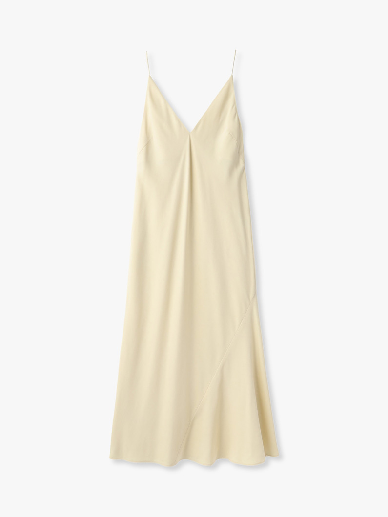 サテン キャミソールドレス（クリーム/ブラック） 詳細画像 cream 1