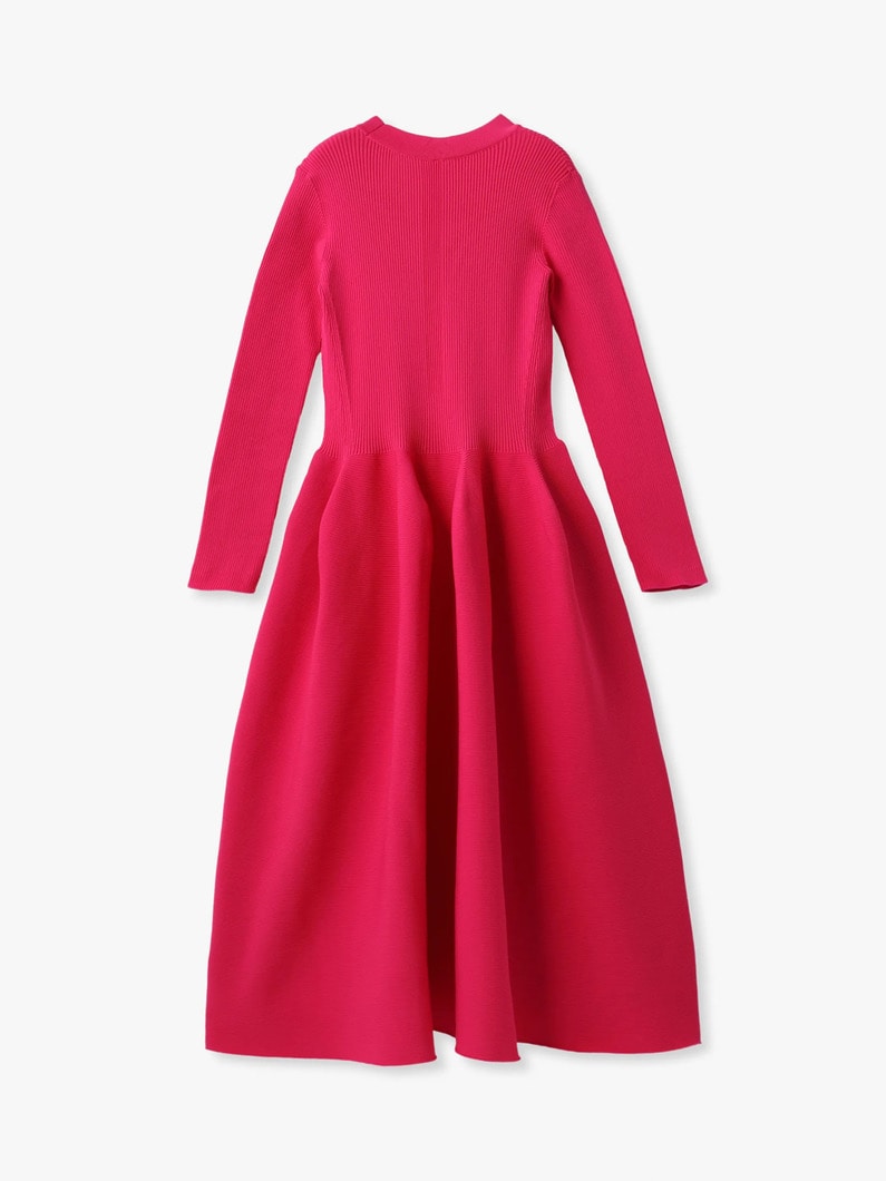 ポッタリー ロングスリーブ カーディガンドレス 詳細画像 pink 1