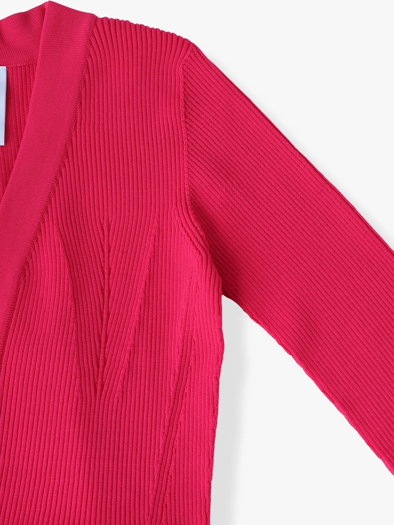 ポッタリー ロングスリーブ カーディガンドレス 詳細画像 pink 2