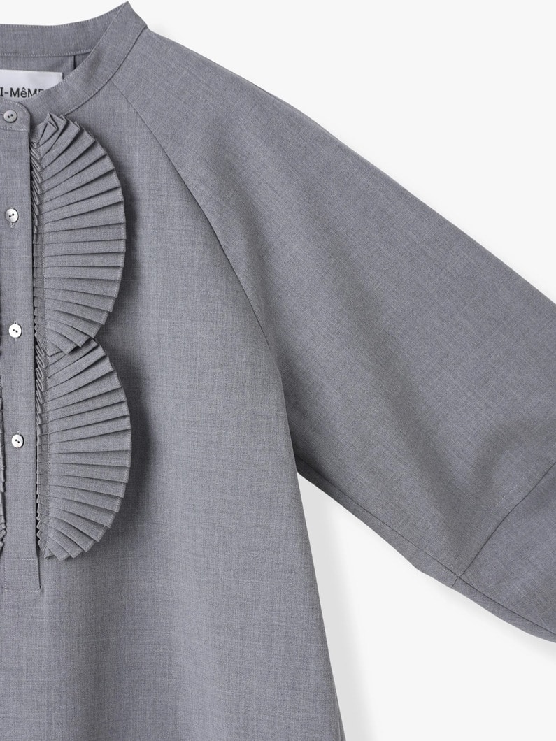 プリーツ ジャボ ドレス 詳細画像 gray 2