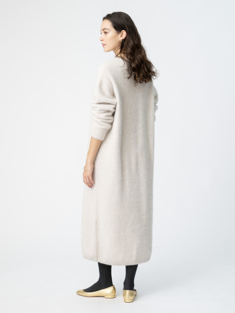 フォックスヤク ニット ドレス 詳細画像 white 2