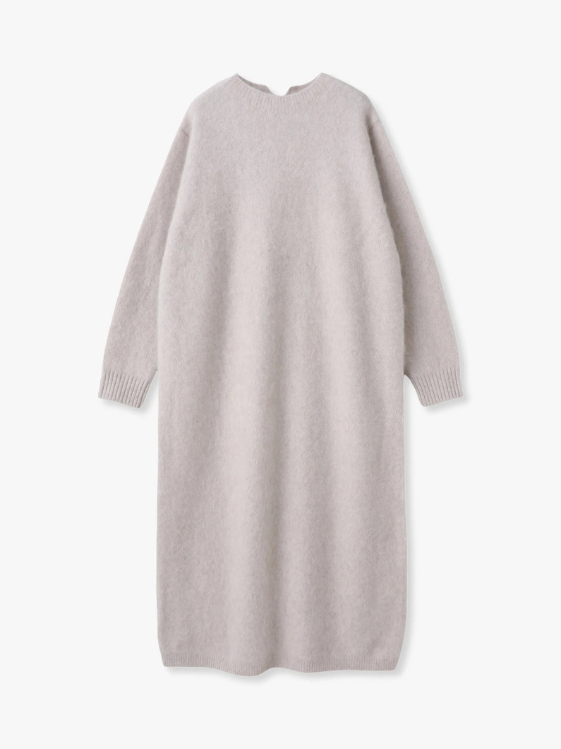 フォックスヤク ニット ドレス 詳細画像 white 4