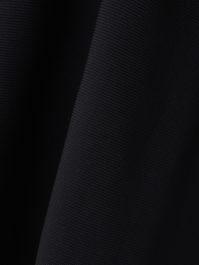 ポッタリー グリッター モックネック ロングスリーブ ドレス 詳細画像 black 3