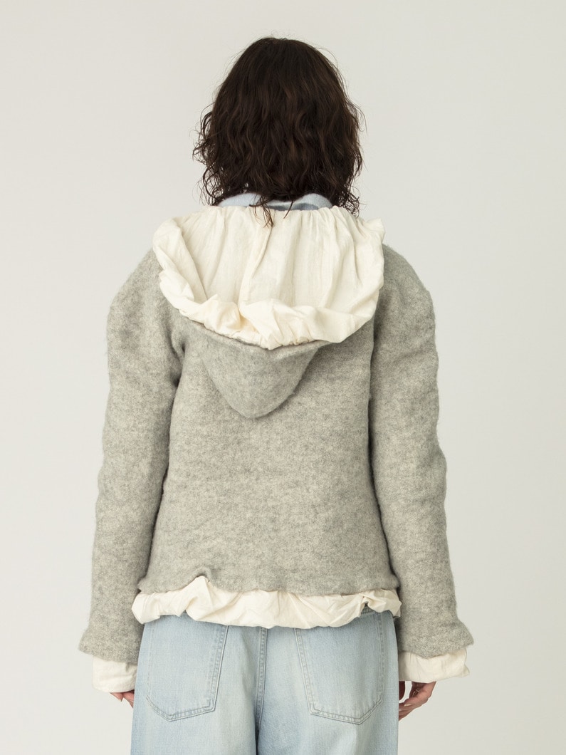 フィリング フーディー ブルゾン 詳細画像 gray 3