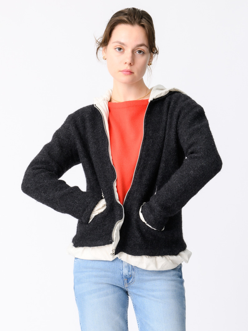 フィリング フーディー ブルゾン 詳細画像 charcoal gray 2