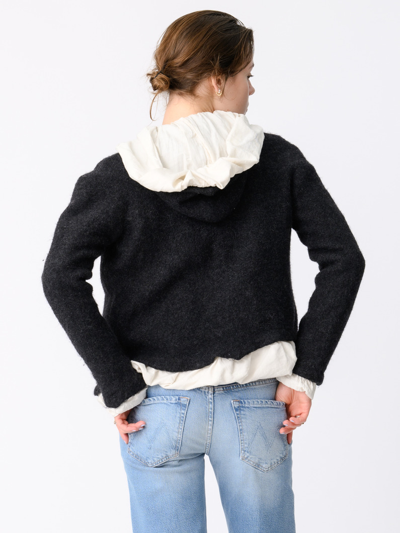 フィリング フーディー ブルゾン 詳細画像 charcoal gray 3