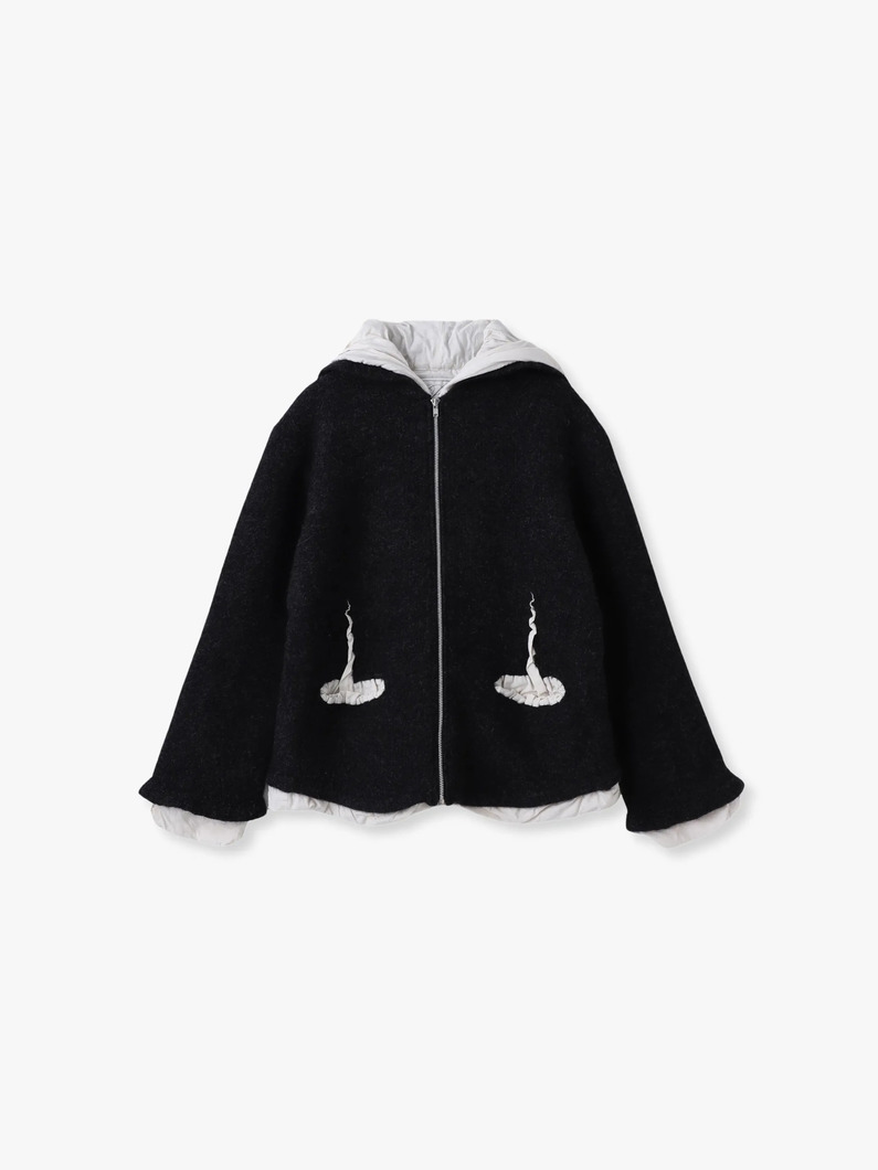 フィリング フーディー ブルゾン 詳細画像 charcoal gray 5