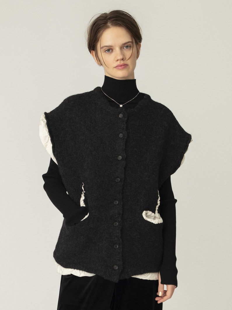 フィリング ニットベスト 詳細画像 charcoal gray 1