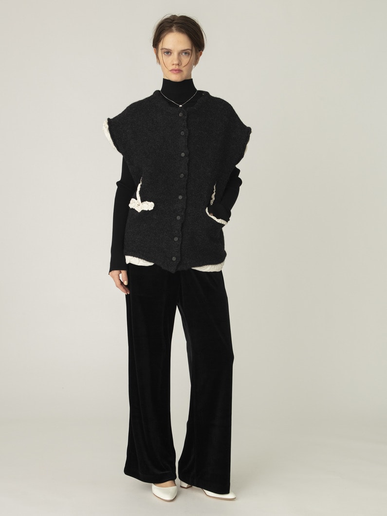 フィリング ニットベスト 詳細画像 charcoal gray 4