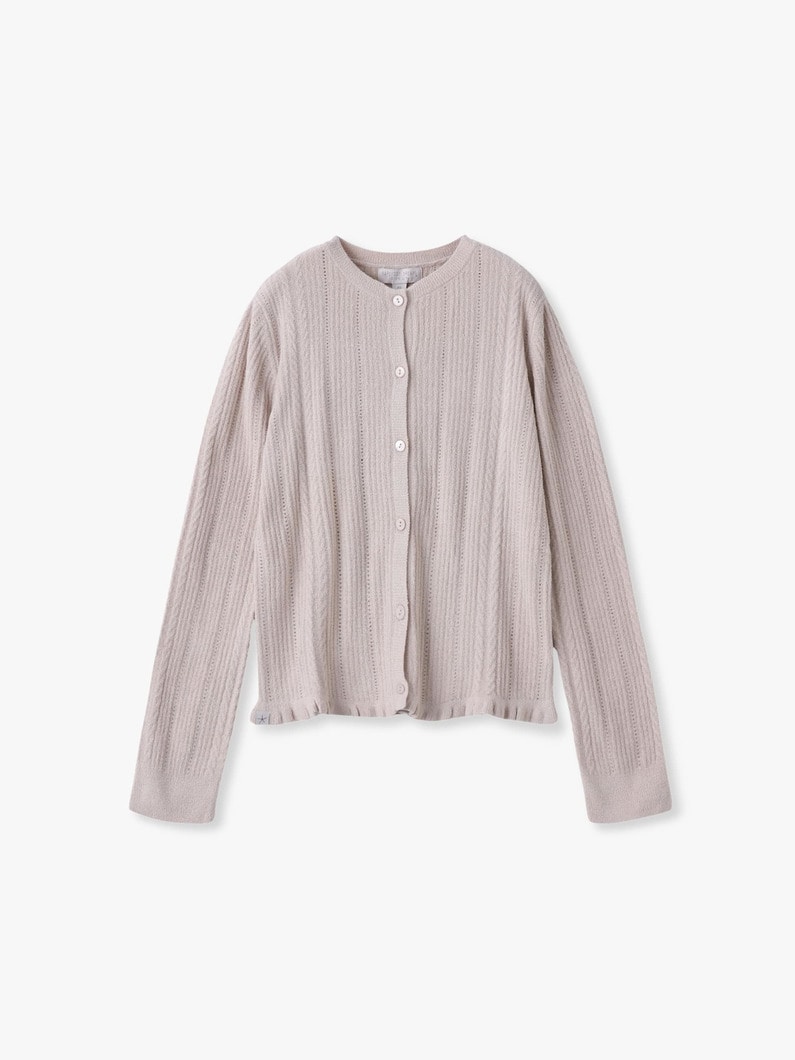 コージーシック ウルトラライト ケーブル ニット カーディガン 詳細画像 ivory 5