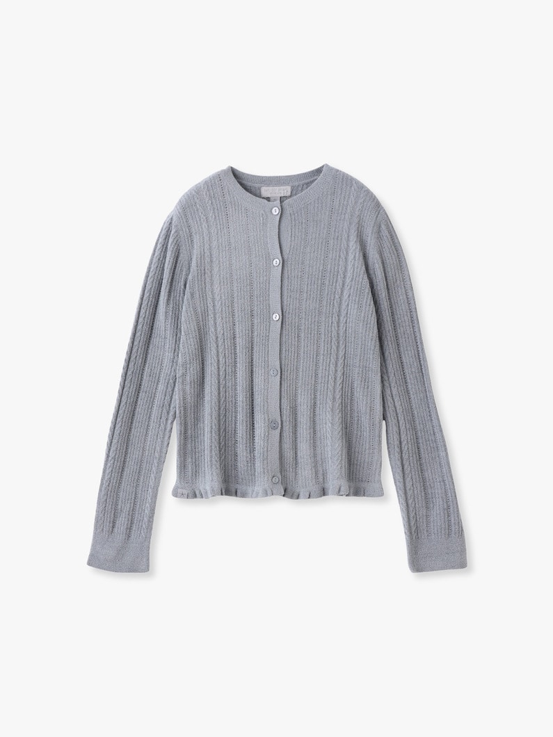 コージーシック ウルトラライト ケーブル ニット カーディガン 詳細画像 dark blue