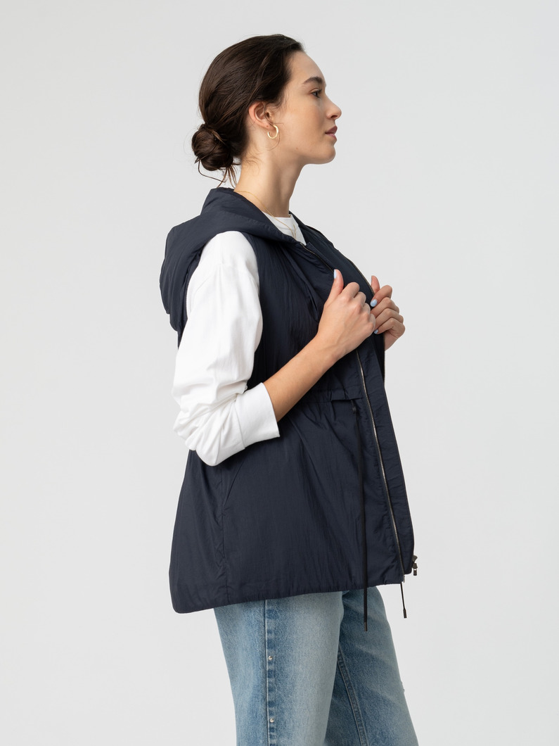 フードベスト（ネイビー/グレージュ） 詳細画像 navy 2