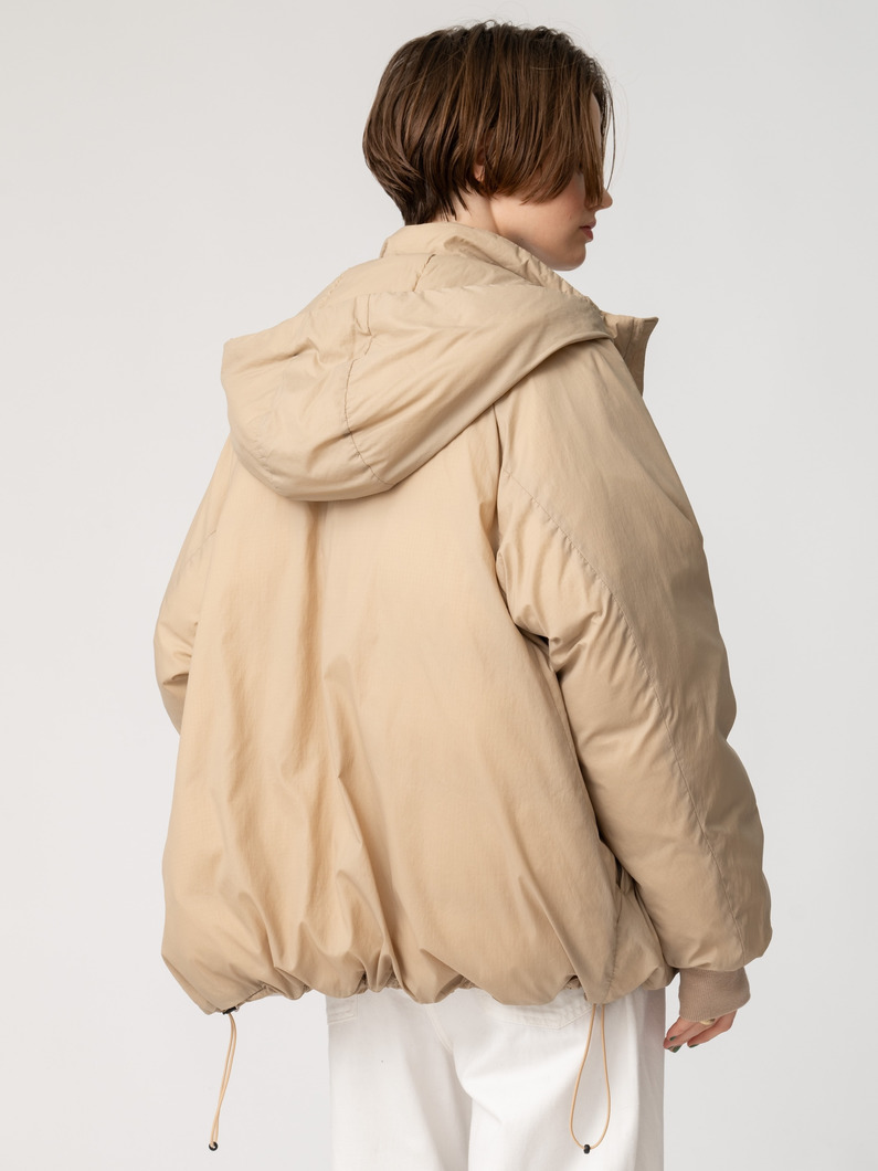 フーディー ダウンブルゾン 詳細画像 beige 2