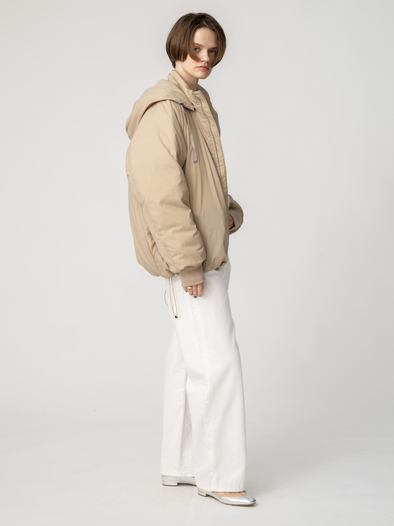 フーディー ダウンブルゾン 詳細画像 beige 3