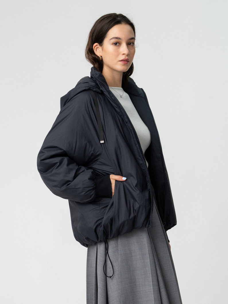 フーディー ダウンブルゾン 詳細画像 black 1