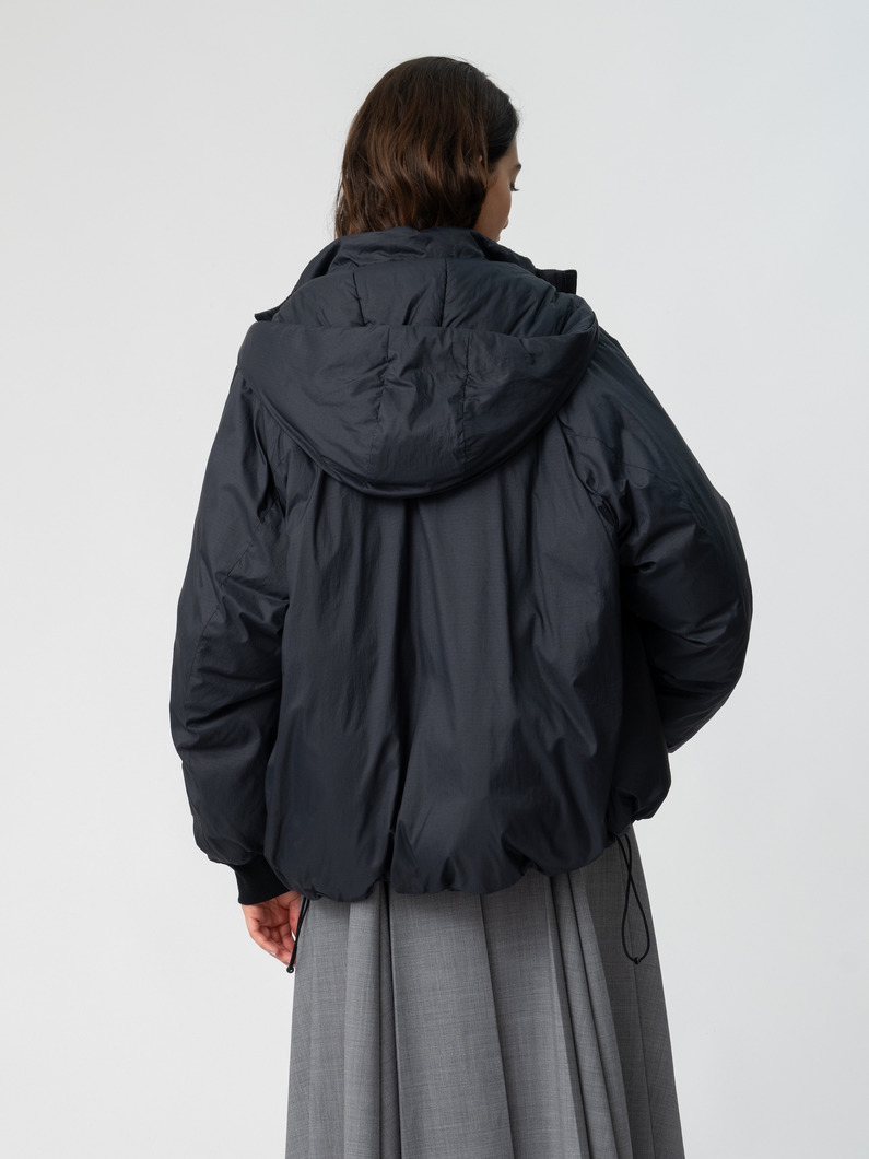 フーディー ダウンブルゾン 詳細画像 black 2