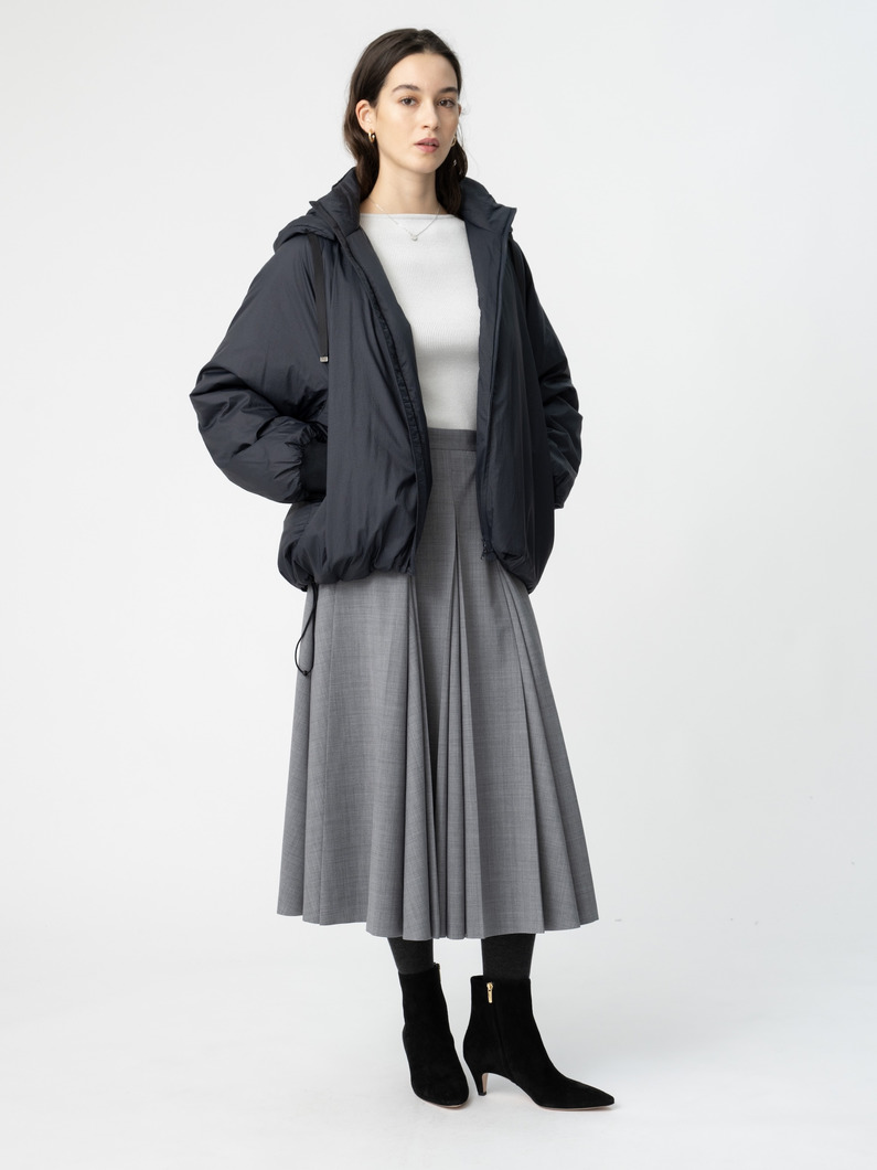 フーディー ダウンブルゾン 詳細画像 black 3