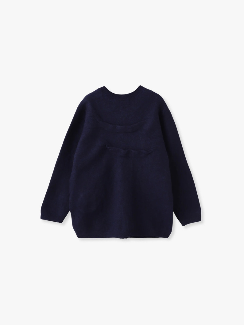 ディストーテッド ニットカーディガン（ネイビー/グレー） 詳細画像 navy 1