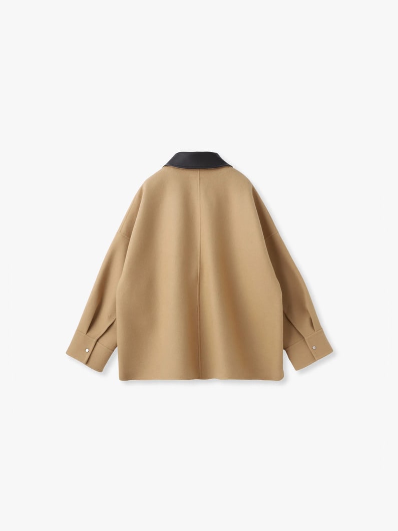 ジロンラム メルトンジャケット（ベージュ） 詳細画像 beige 1