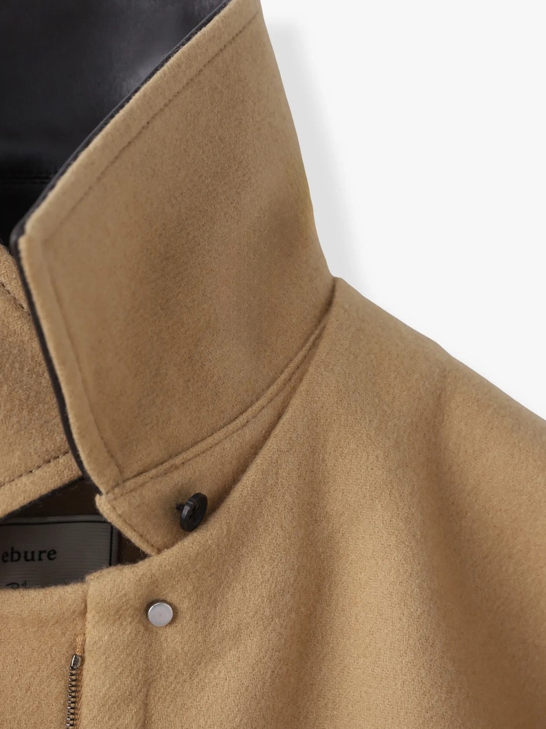 ジロンラム メルトンジャケット（ベージュ） 詳細画像 beige 4