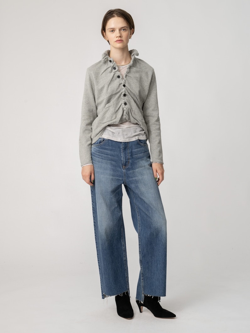 アンデュレイティッド カーディガン 詳細画像 gray 3