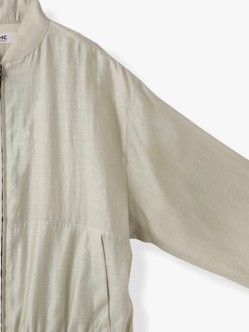 シアー ジャケット（ベージュ/ブラック）｜RHC(アールエイチシー