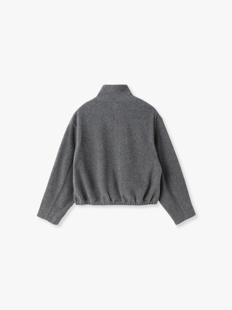 フリース ブルゾン（ベージュ/グレー） 詳細画像 beige 1