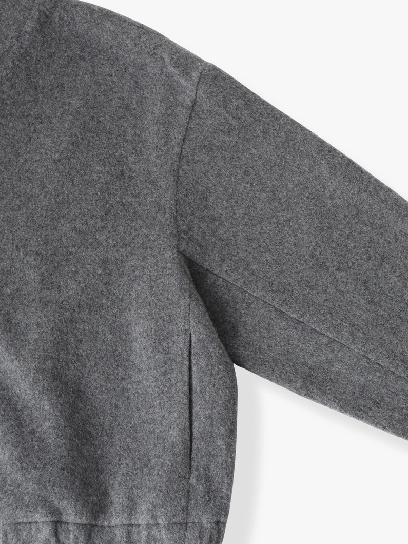 フリース ブルゾン（ベージュ/グレー） 詳細画像 beige 2