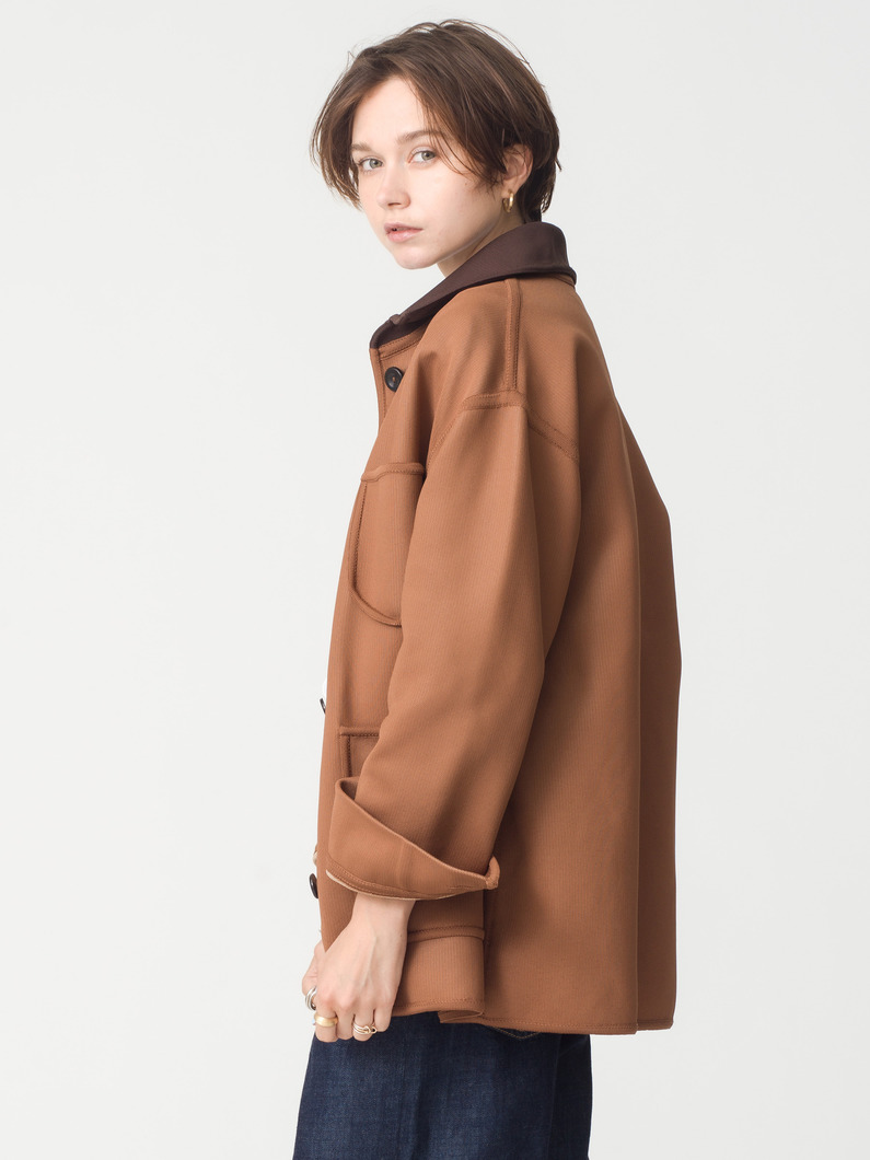 マザィエ ジャケット（ネイビー/キャメル） 詳細画像 camel 2