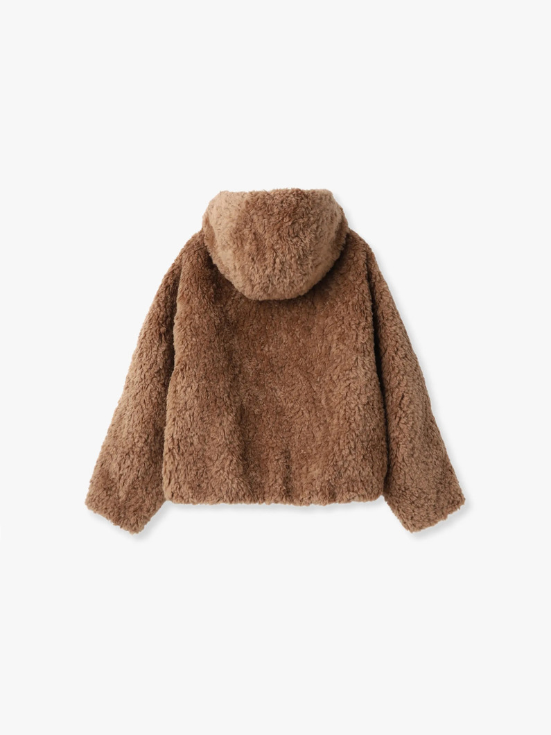 ボア フーディー ブルゾン 詳細画像 light gray 1