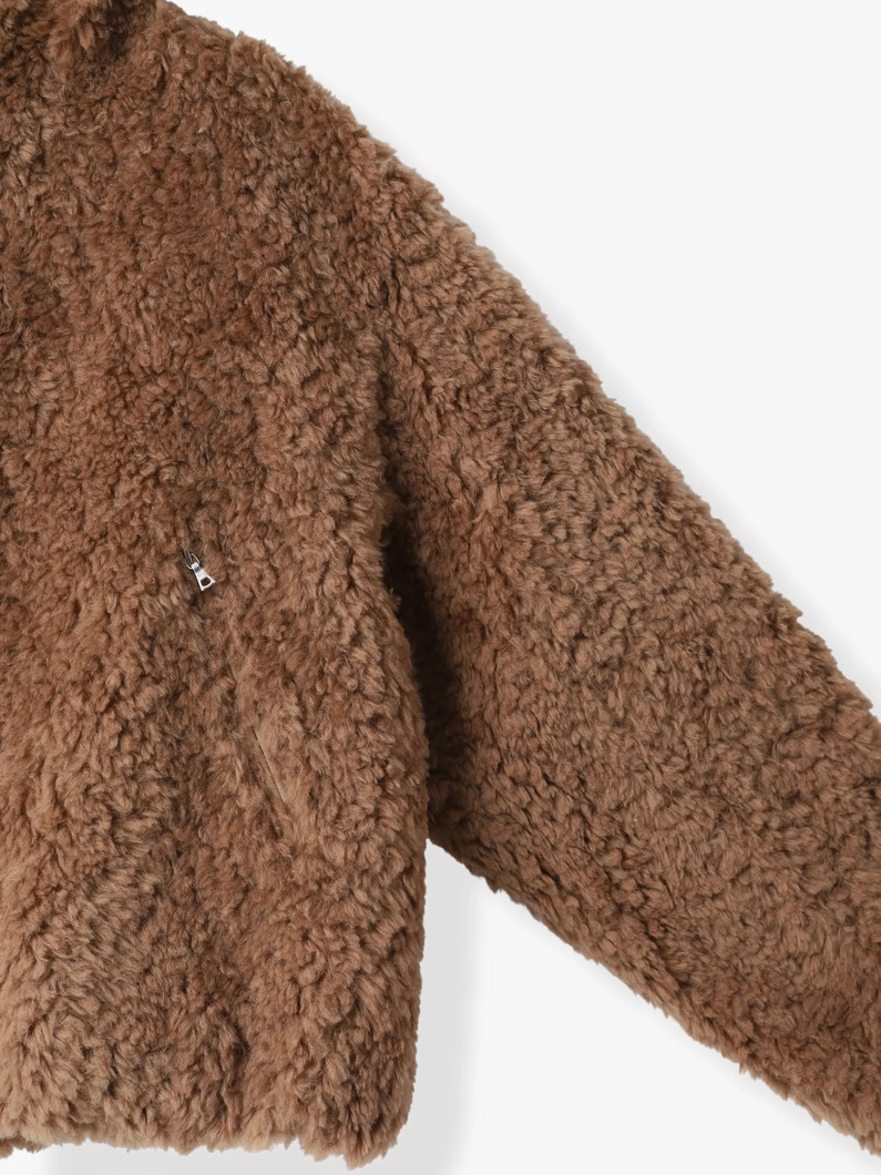 ボア フーディー ブルゾン 詳細画像 light gray 2