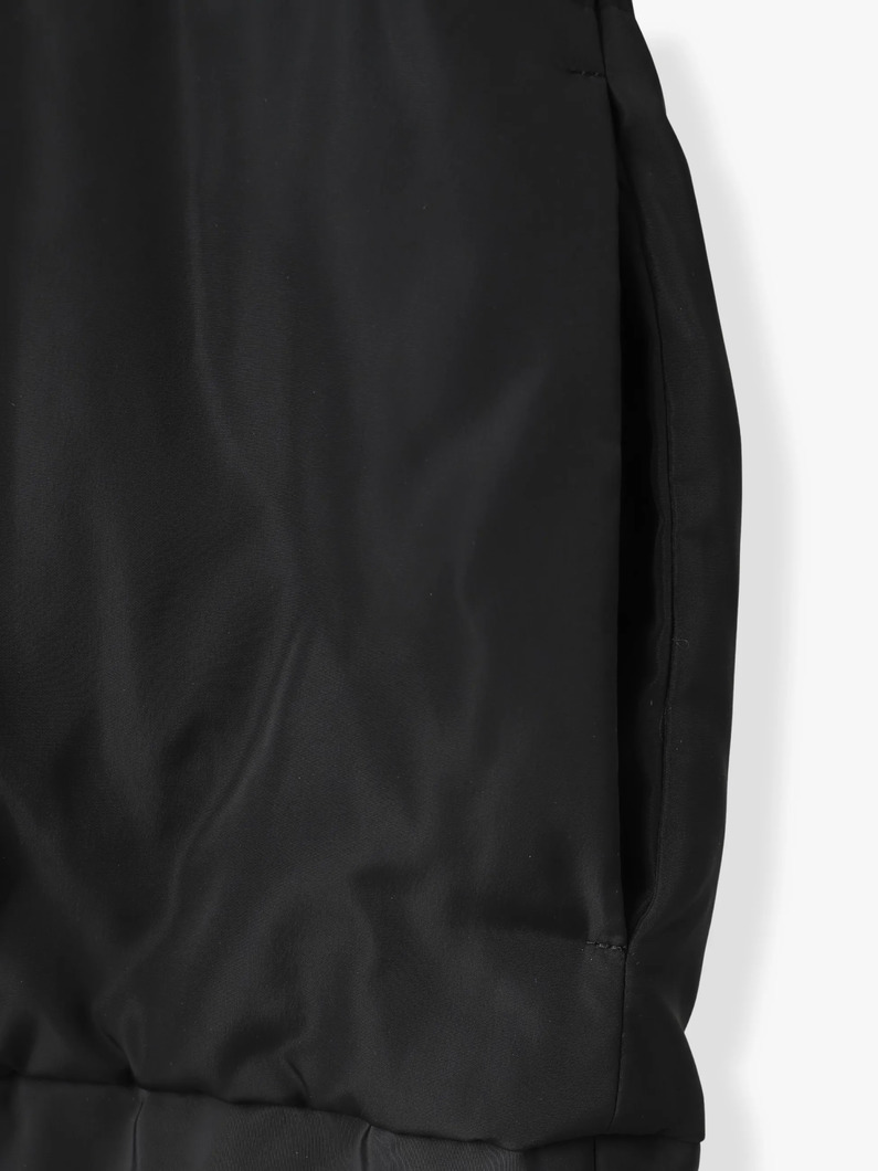 ハイカウント タフタ ダウンショートフーディー 詳細画像 black 3