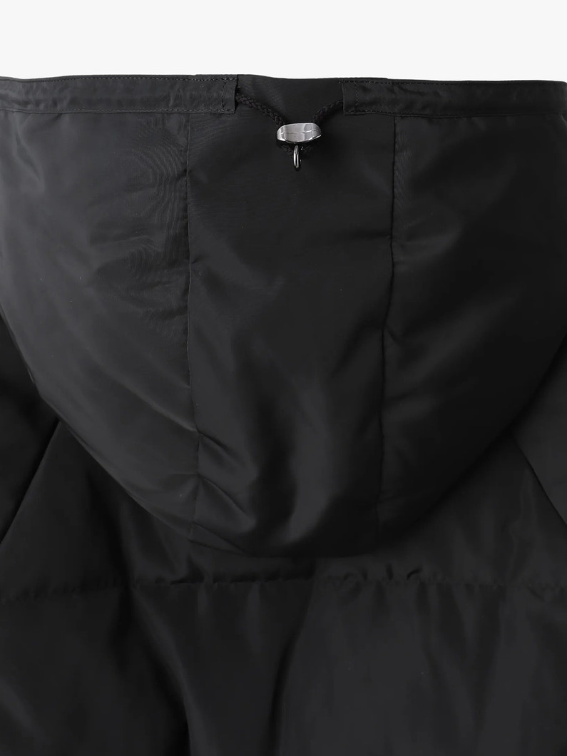ハイカウント タフタ ダウンショートフーディー 詳細画像 black 4