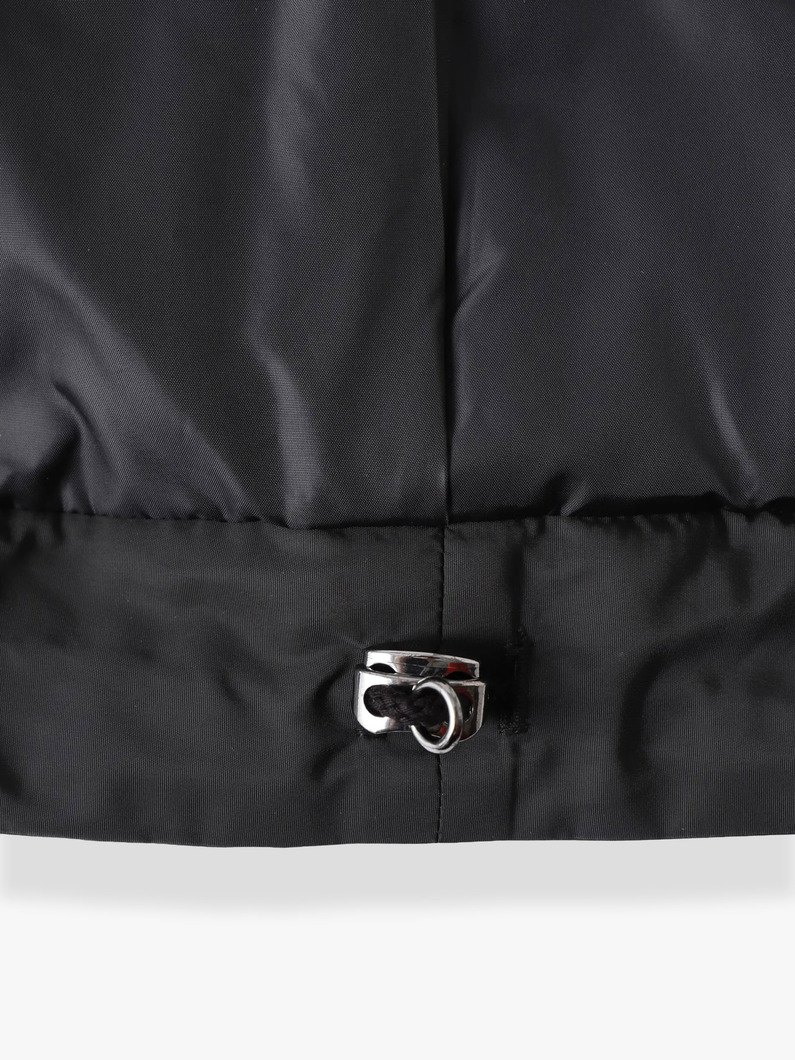 ハイカウント タフタ ダウンショートフーディー 詳細画像 black 5