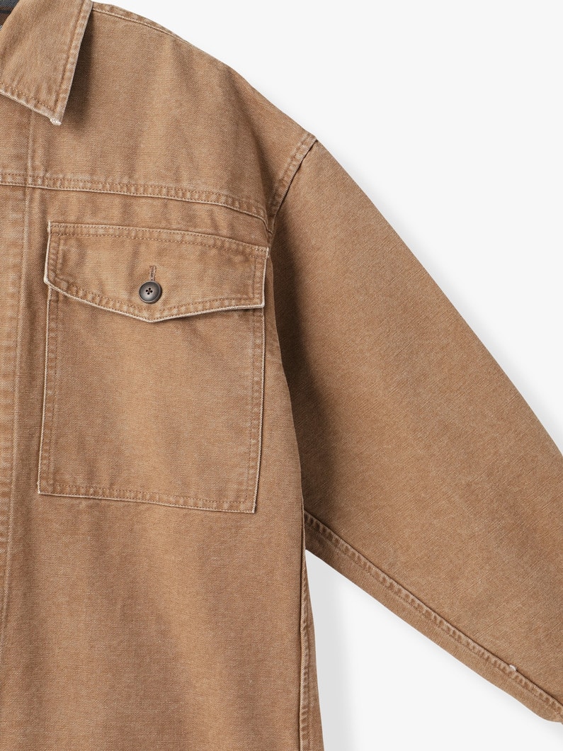 ワーク シャツジャケット 詳細画像 camel 2