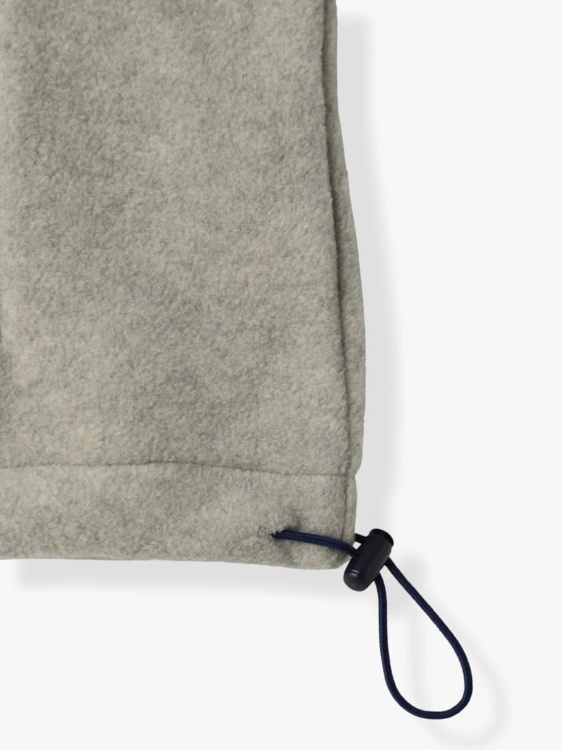 フリース タイトフィット トラックジャケット（レッド/オートミール） 詳細画像 oatmeal 4