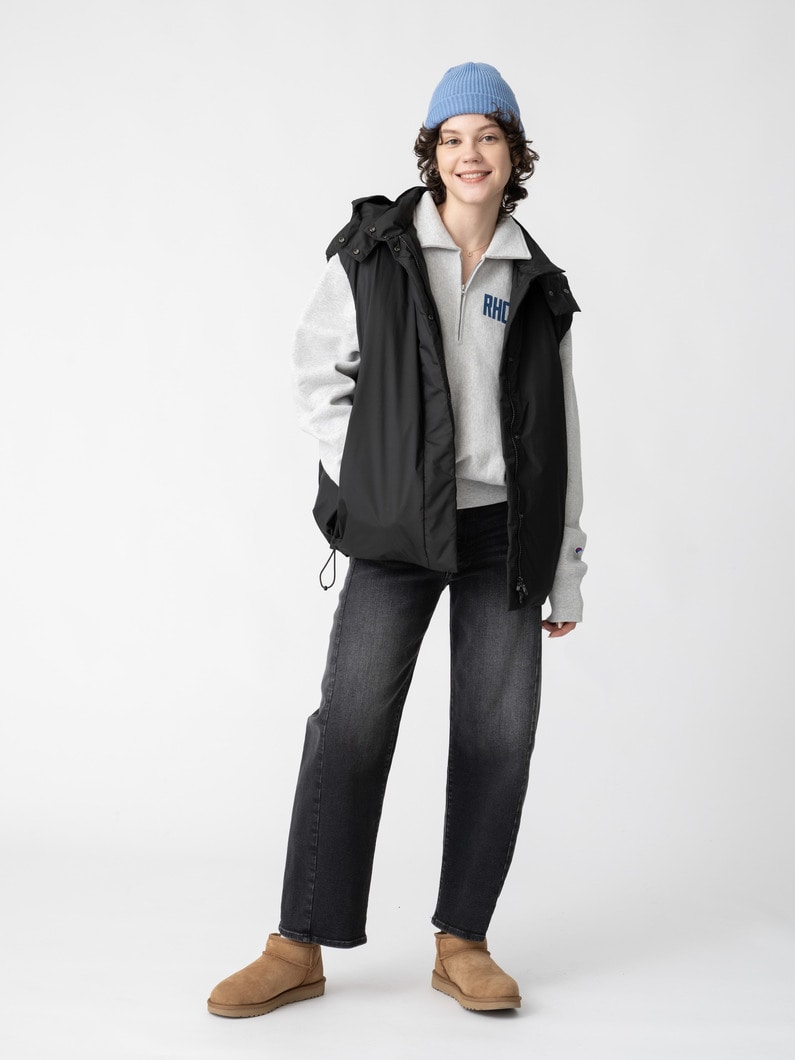 パッファー ベスト 詳細画像 black 2