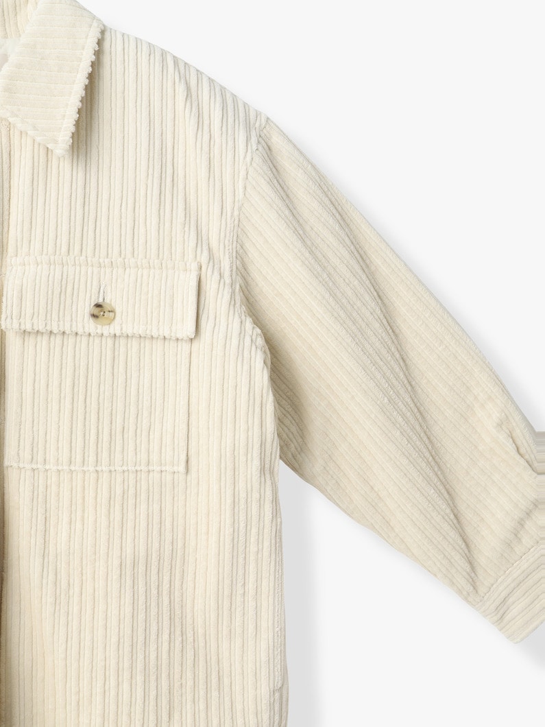 コーデュロイ CPO シャツジャケット 詳細画像 navy 2