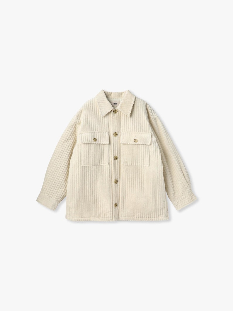 コーデュロイ CPO シャツジャケット 詳細画像 ivory 2