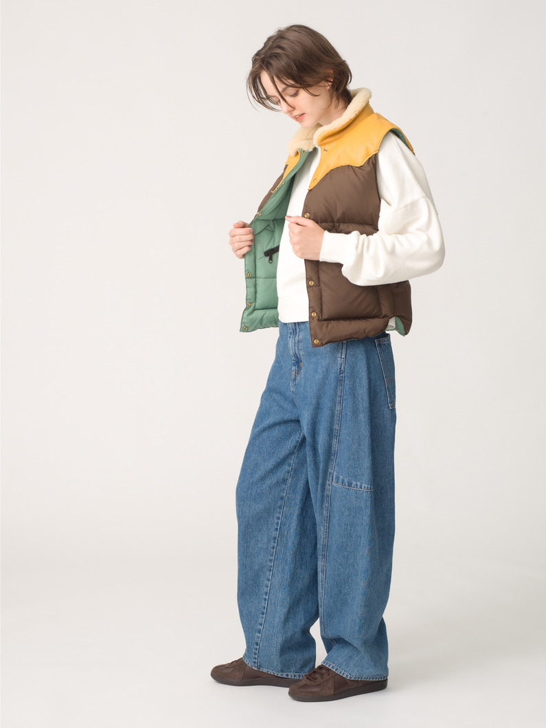 クリスティー ベスト（ベージュ/ブラウン） 詳細画像 brown 2