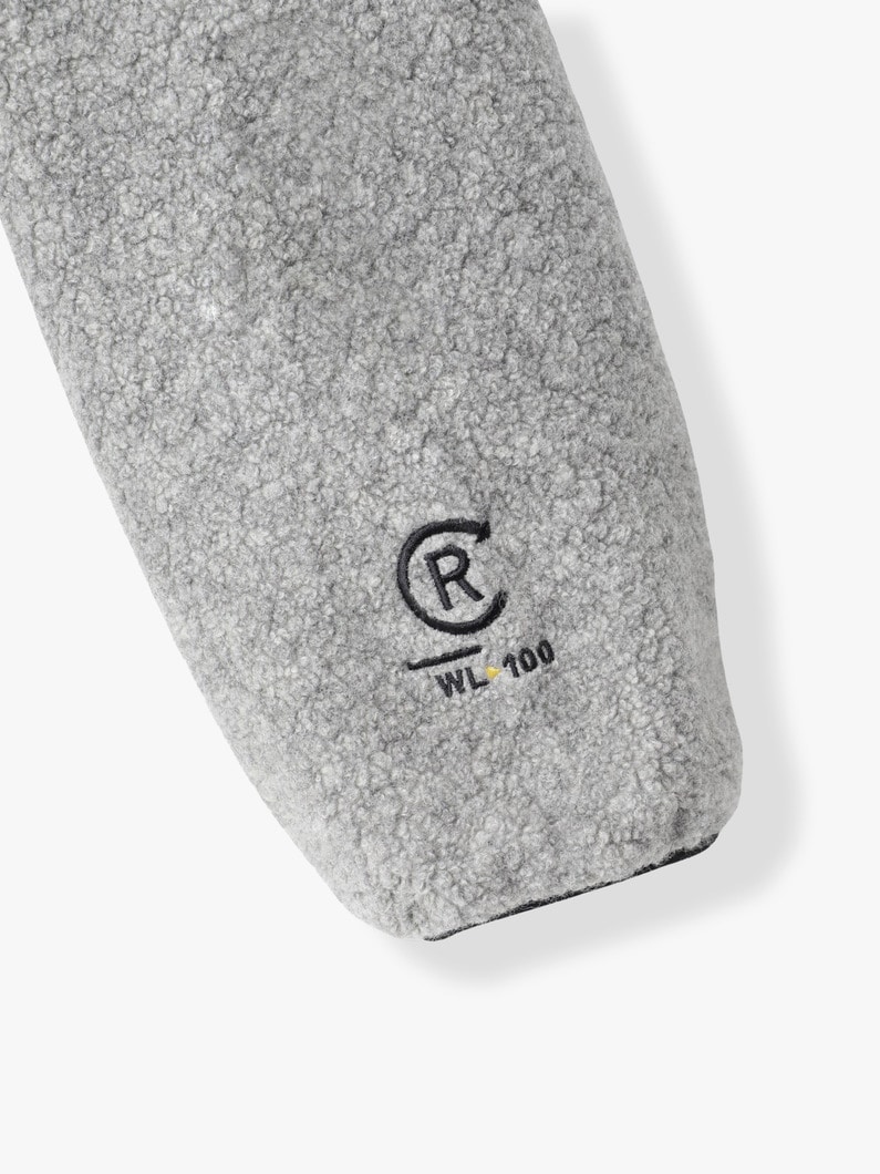 フリース フルジップ ジャケット 詳細画像 gray 3