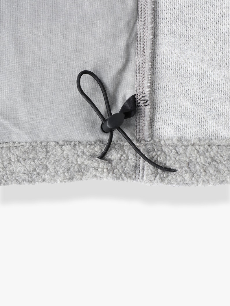 フリース フルジップ ジャケット 詳細画像 gray 4