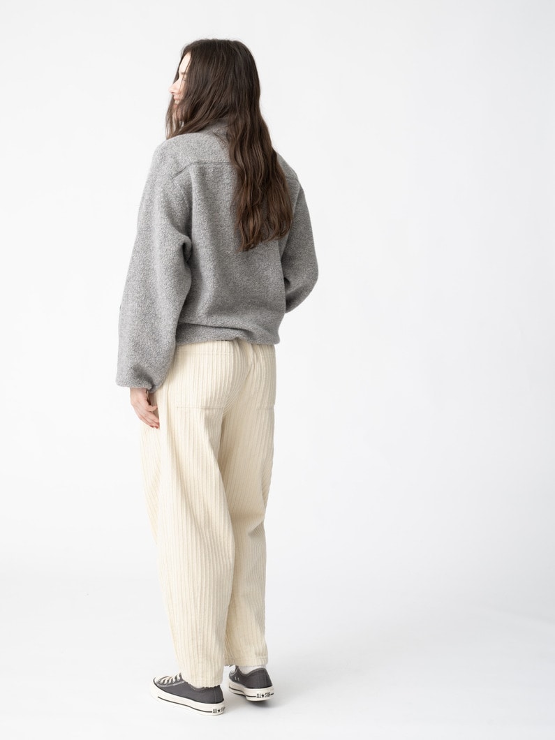 フリース フルジップ ジャケット 詳細画像 gray 4